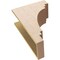 Ekena Millwork 9"W x 18"D x 27"H Classic Pescadero Rough Cedar Woodgrain TimberThane Corbel, Primed Tan CORUR09X18X27PECRCPR - alternate 5